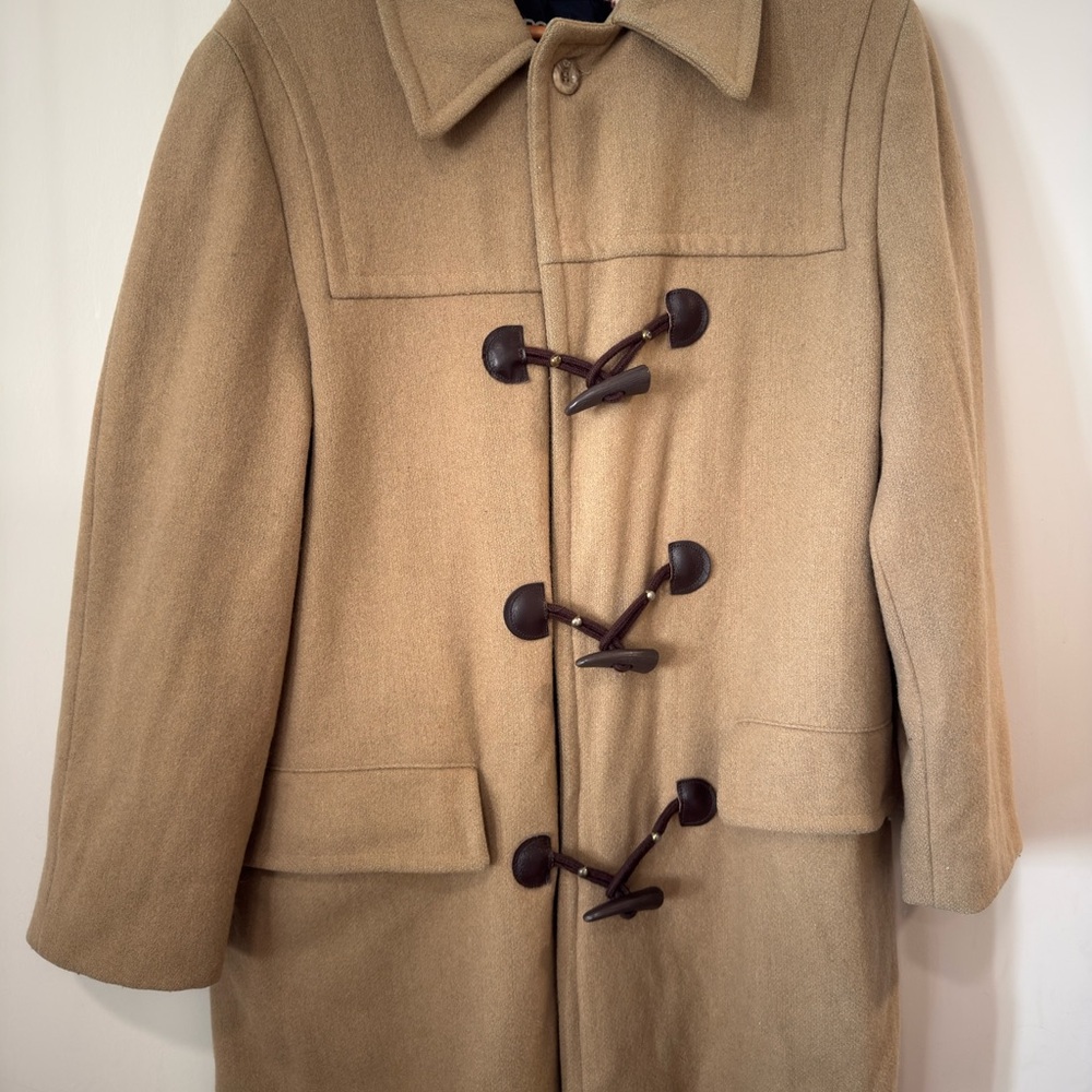 Women's Classic Tan Duffle Coat